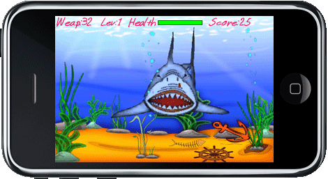 Mobile Game: Fish Hunting Screen Shot1