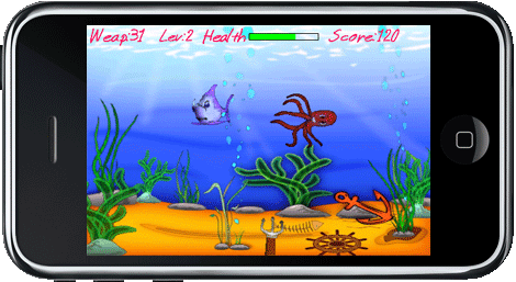 Mobile Game: Fish Hunting Screen Shot1