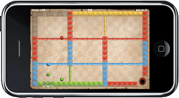 Mobile Game: PenBall Options Screen