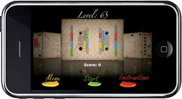 Mobile Game: PenBall Levels Screen