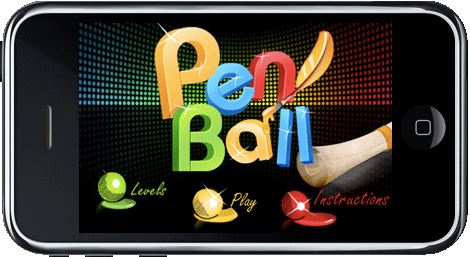 Mobile Game: PenBall Screen Shot1